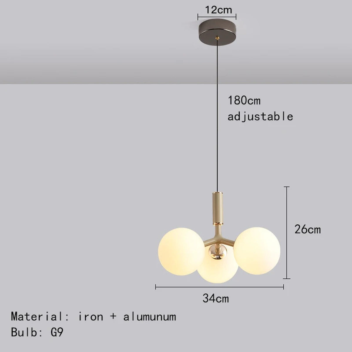 Sculptural Organic Pendant Light Contemira – Product Detail 12