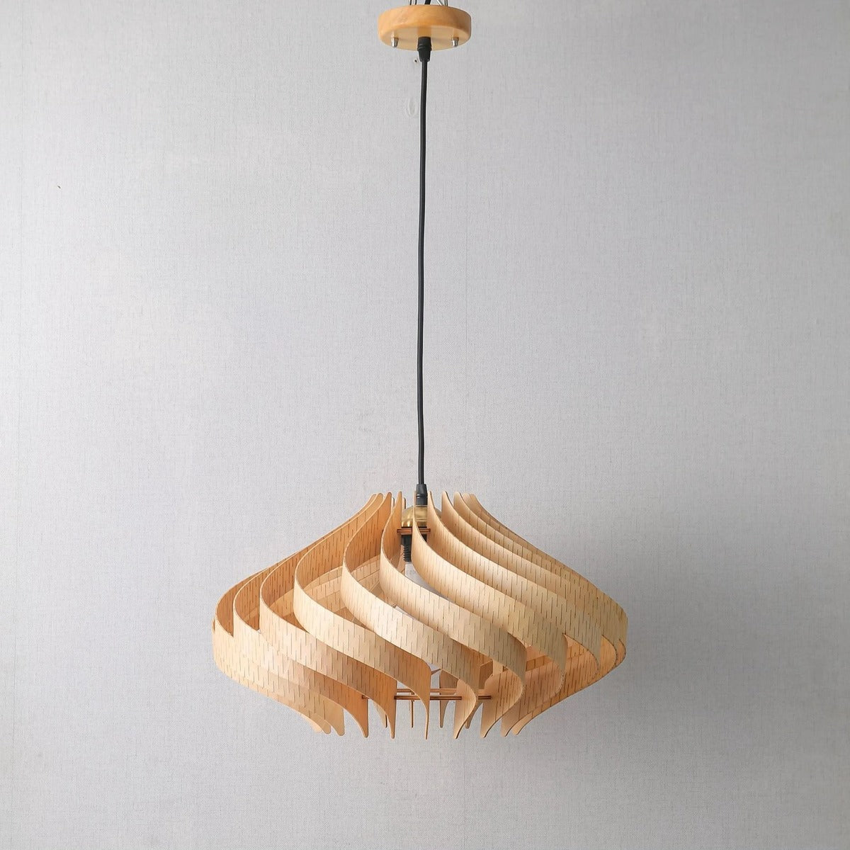 Layered Wood Veneer Pendant Light – Yolux – Product Detail 5