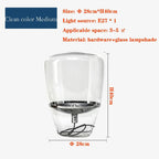 Smoked Glass Tapered Table Lamp Orvelux – Product Detail 12