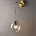 Electroplated Brass Globe Wall Sconce Calora – Lifestyle View 2