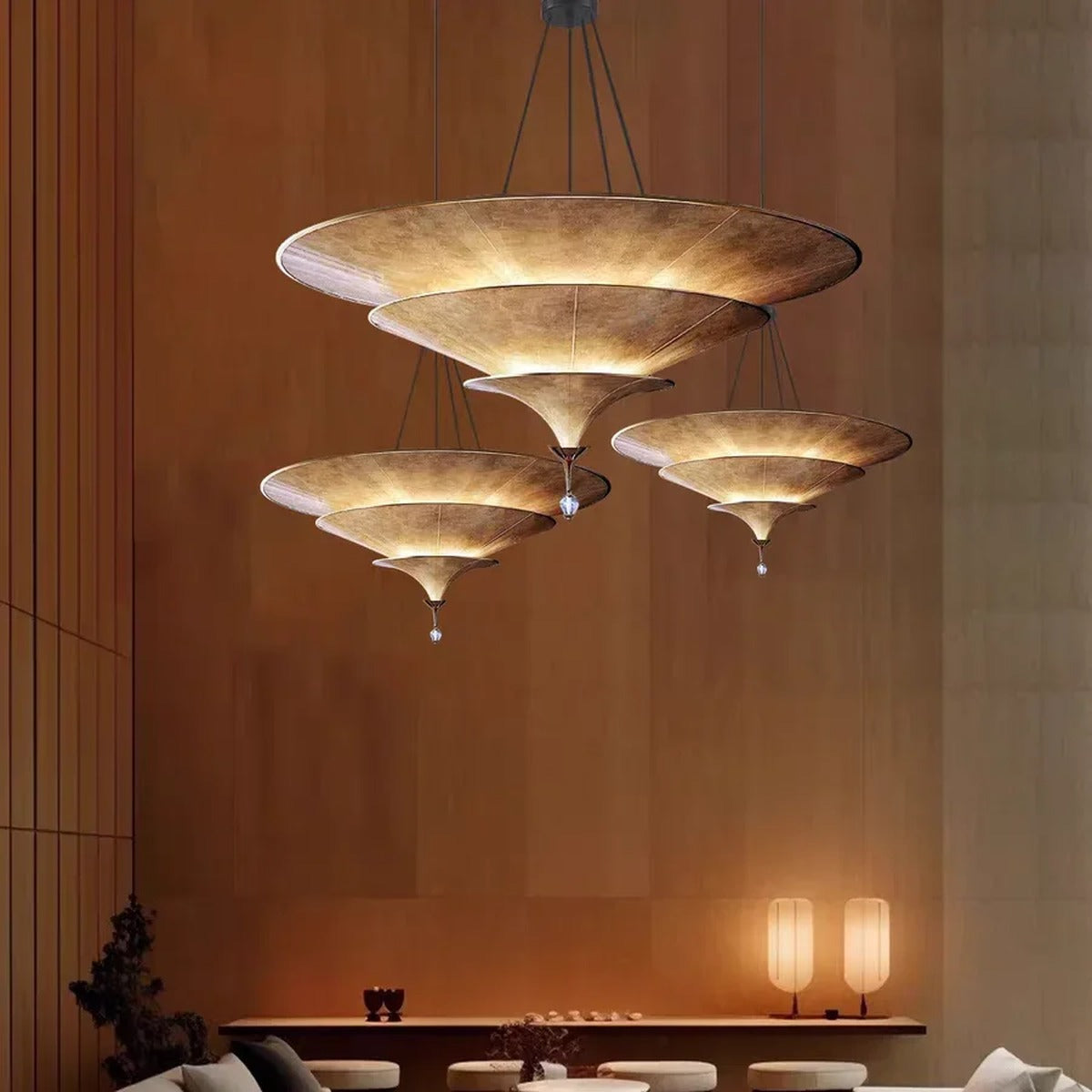 Southeast Asian Umbrella Pendant Sulavong – Lifestyle View 2