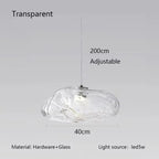 Rippled Glass Organic Pendant Light – Zolux – Product Detail 15