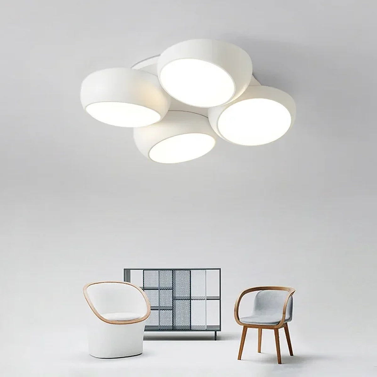LED Bubble Cluster Flush Ceiling Light – Harvenis – Lifestyle View 2