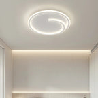 Praixion Round Single Ring LED ceiling light, matte white