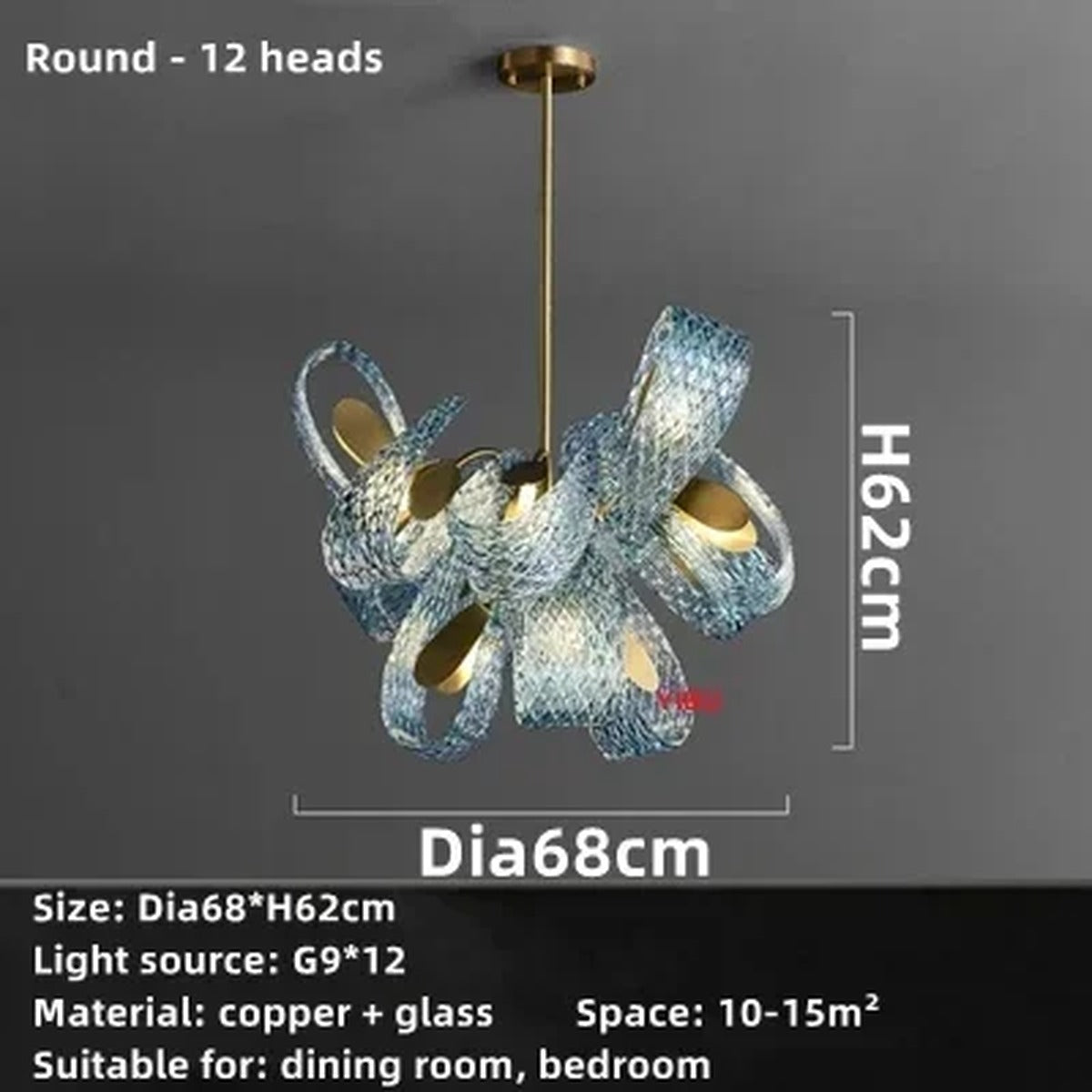 Pendant Light Luxara — Pendant12 Heads