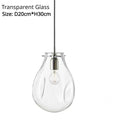 Varvenis Organic Glass Pendant Light – Transparent
