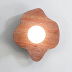 Organic Stone Petal Wall Sconce – Mvoreth – Lifestyle View 2