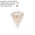Crystal Icicle Cascade Chandelier – Larvex – Product Detail 7