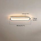 Oval LED Flush Ceiling Light – Velantro – Product Detail 8