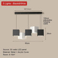 Geometros multi-cube LED pendant bar light architectural