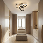 Modern Metal Arc Ceiling Light Auradex – Walk-in Closet Lifestyle, Black
