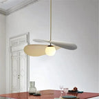 Intersecting Disc & Globe Sculptural Pendant Light – Serenox – Lifestyle View 2