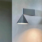 Angled Cone Textured Wall Sconce – Elrovan – Hero Shot