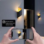 Cendrix spiral wall light — detail view