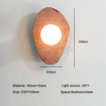 Organic Stone Petal Wall Sconce – Mvoreth – Product Detail 7