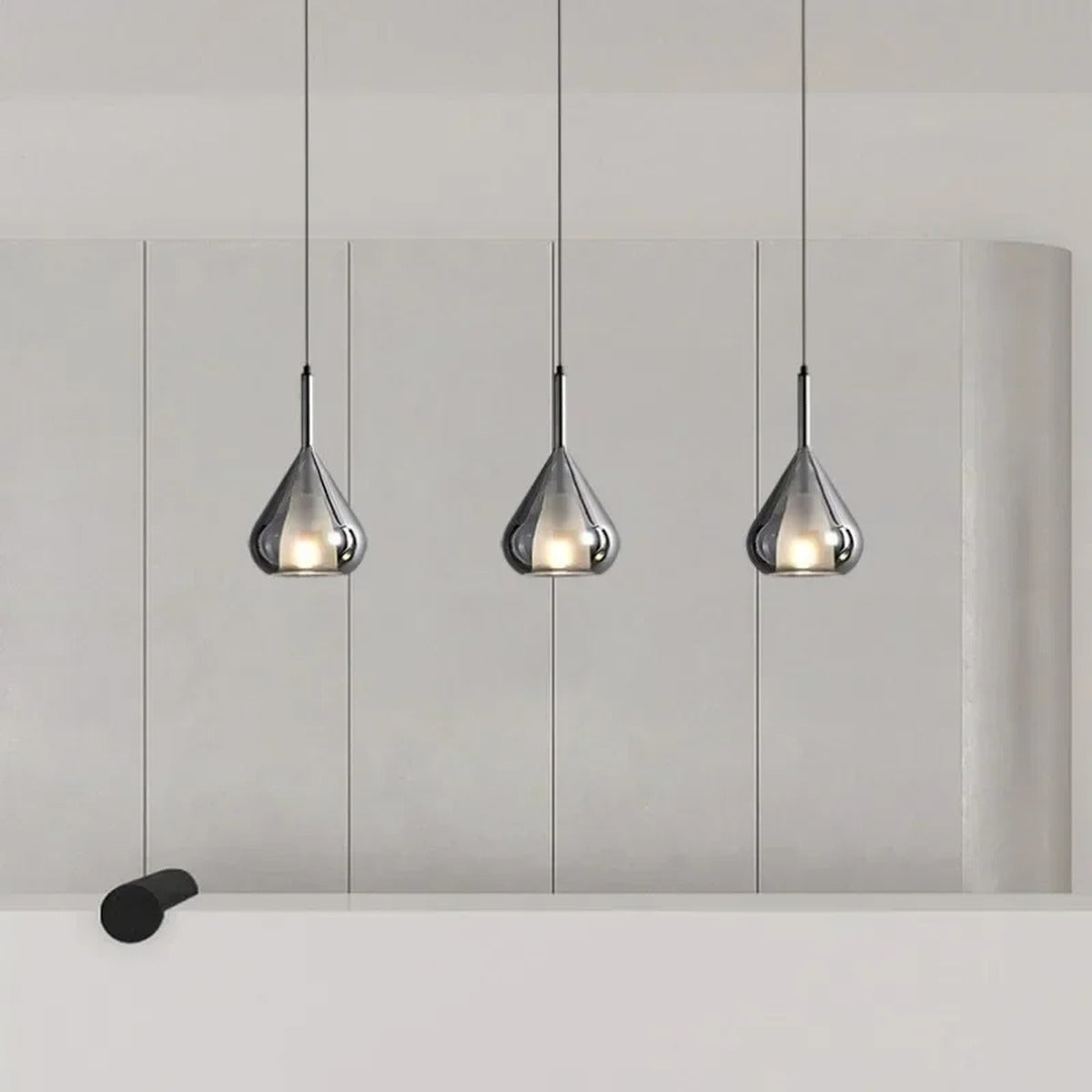 Pluvia Raindrop Glass Pendant Light – Lifestyle