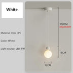 Luniva pendant light — White colourway specifications