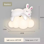 Softholm - Rabbit on Cloud design, dimensions 25x20x13cm
