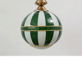 Lorenth fluted glass pendant — Emerald Sphere design