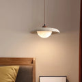 Stone Disc & Glass Globe Nordic Pendant Light – Whisprion – Hero Shot