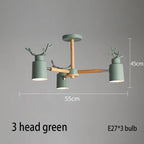Nordic Antler Wood Arm Cone Chandelier – Birken – Product Detail 11