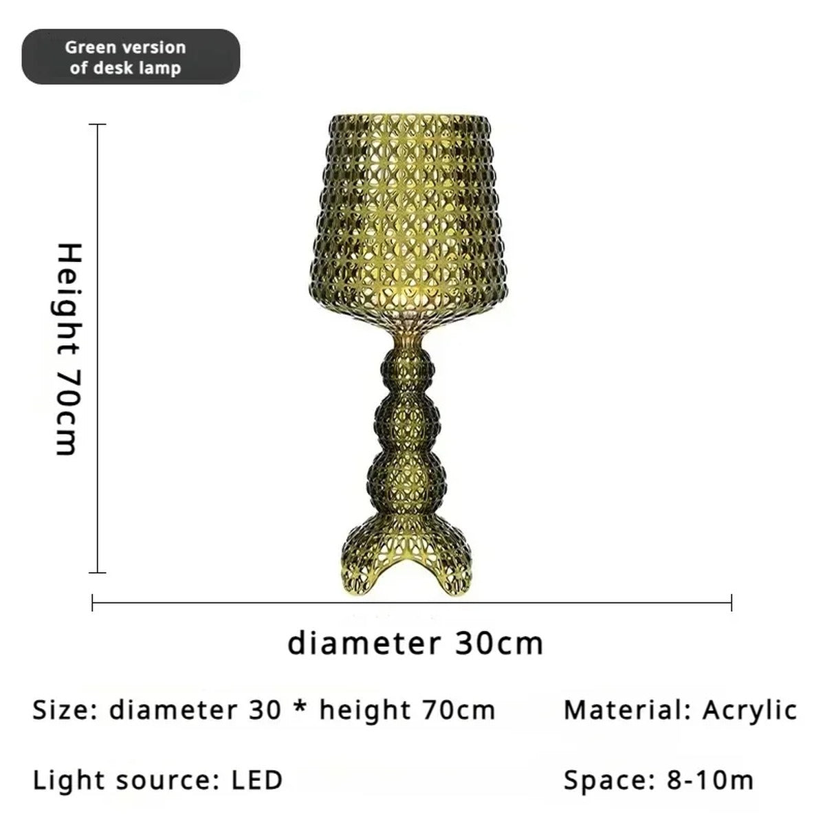 Crystal Air Minimal Table Lamp Seraphel – Product Detail 10