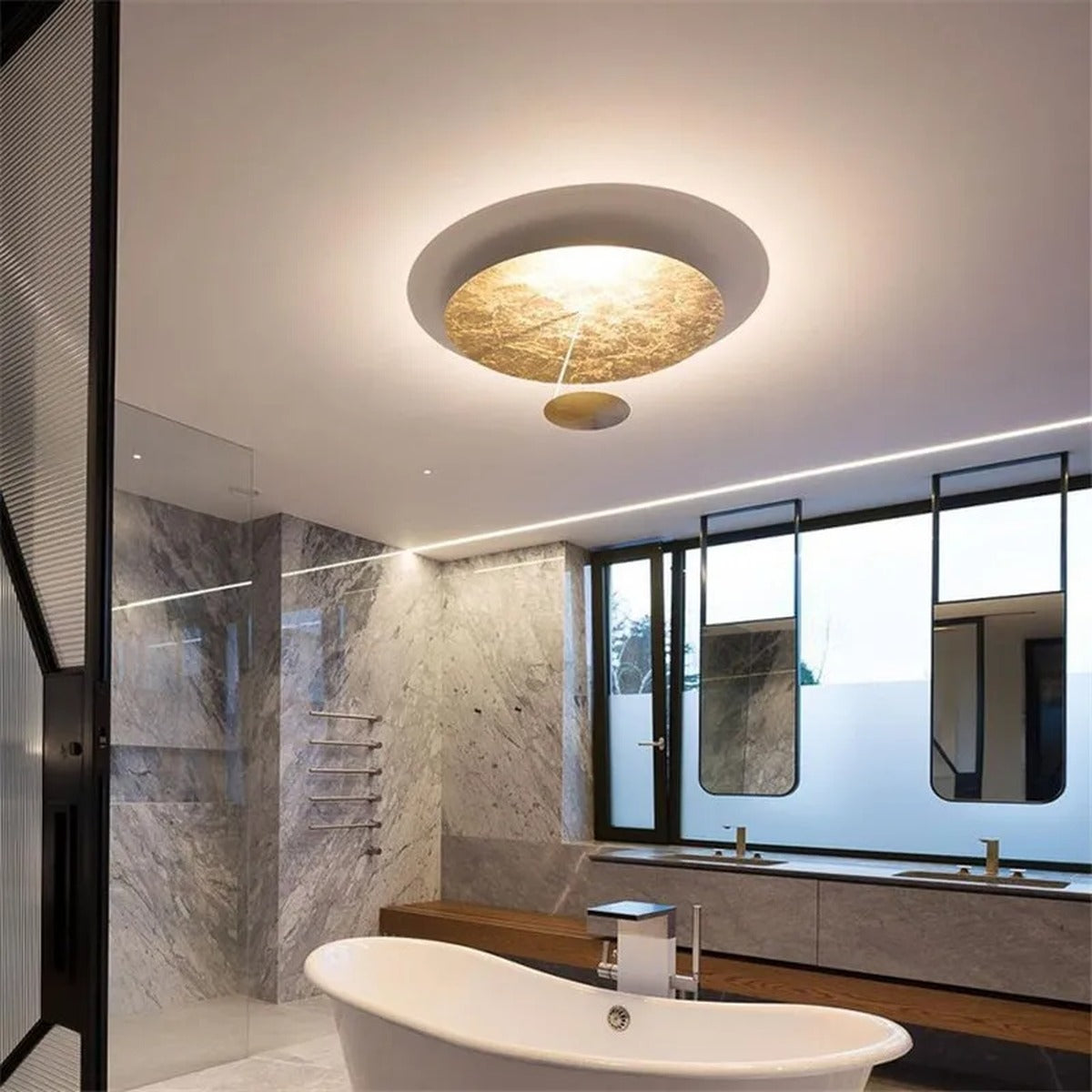 Planet Disc LED Flush Ceiling Light – Silven – Product Detail 5