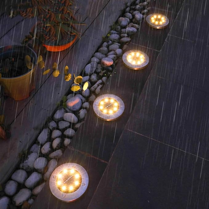Solar LED Disc Ground Light Solivex