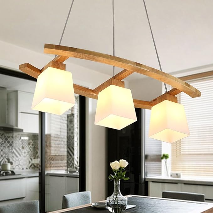 Japanese Inspired Wood Pendant Light Gelon – Product Detail 5