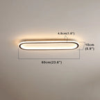 Oval LED Flush Ceiling Light – Velantro – Product Detail 9