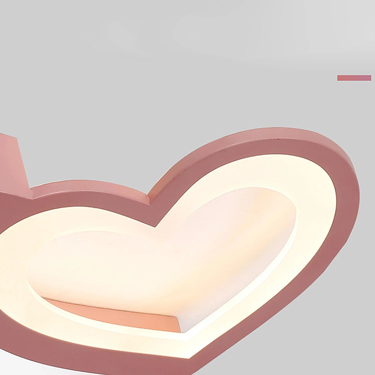 Double Heart LED Flush Ceiling Light – Coralith – Product Detail 6