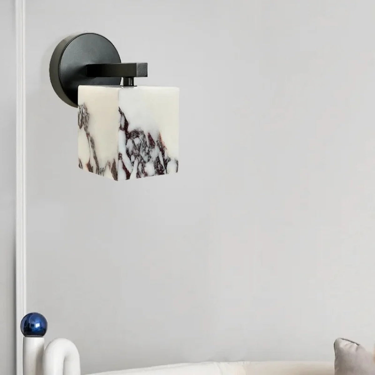 Marble Minimalist Gallery Wall Sconce Marbreux – Product Detail 5