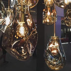 Varvenis Organic Glass Pendant Light – Installation Detail