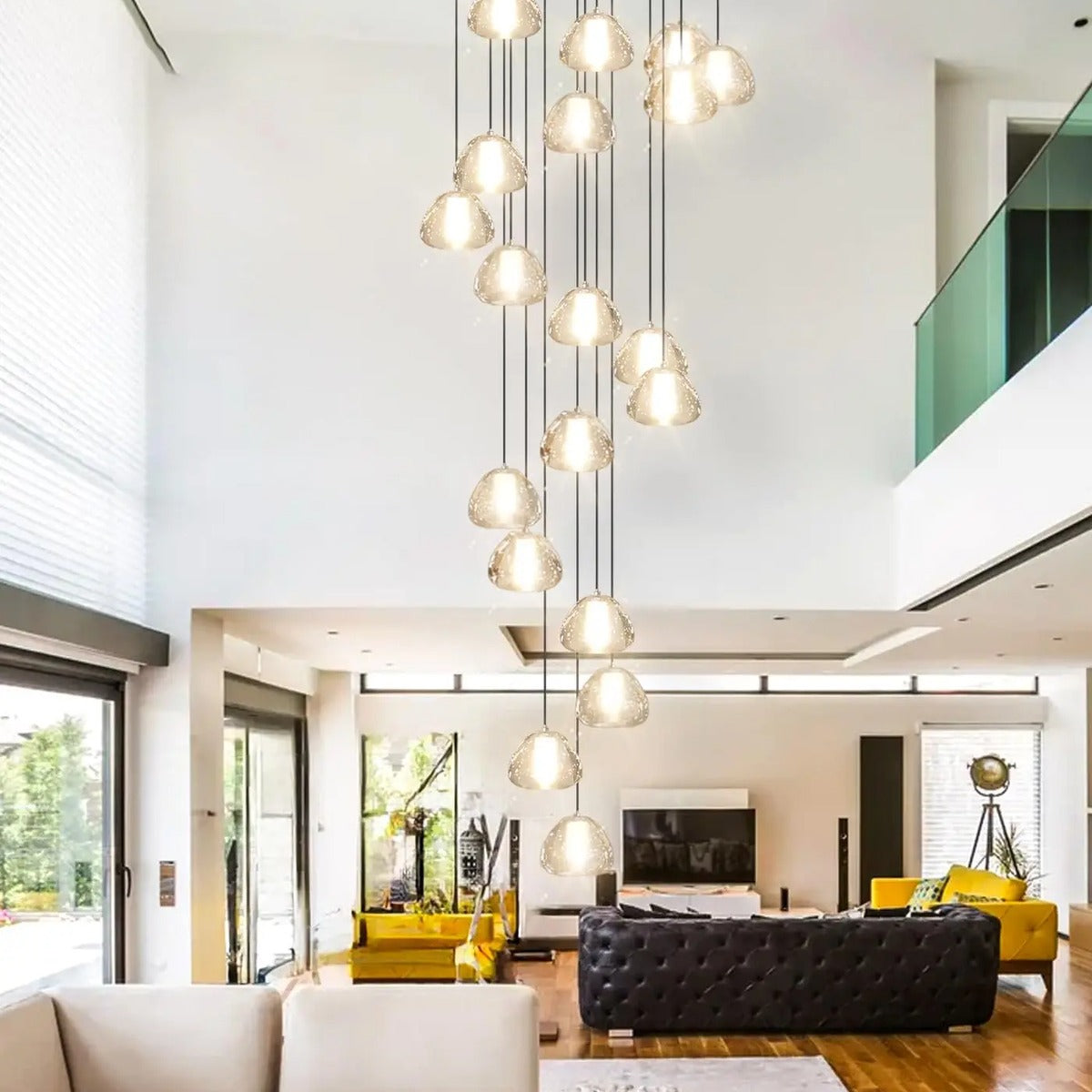 Spiral K9 Crystal Cluster Chandelier Jelvorn – Product Detail 6