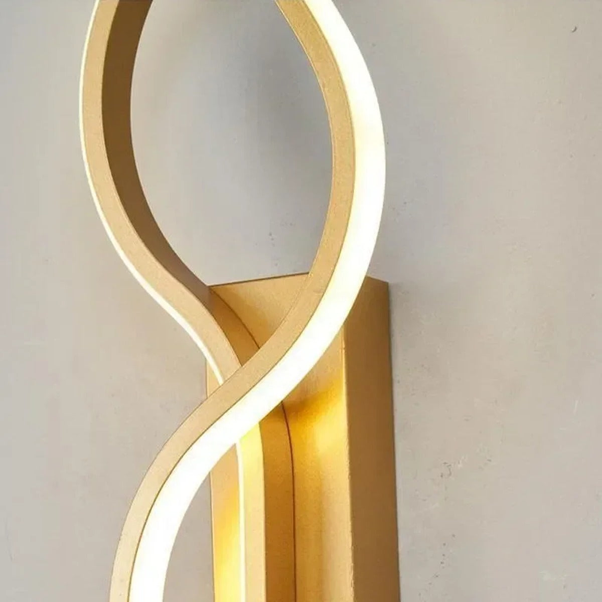 Sculptural Twist LED Wall Sconce — view 6