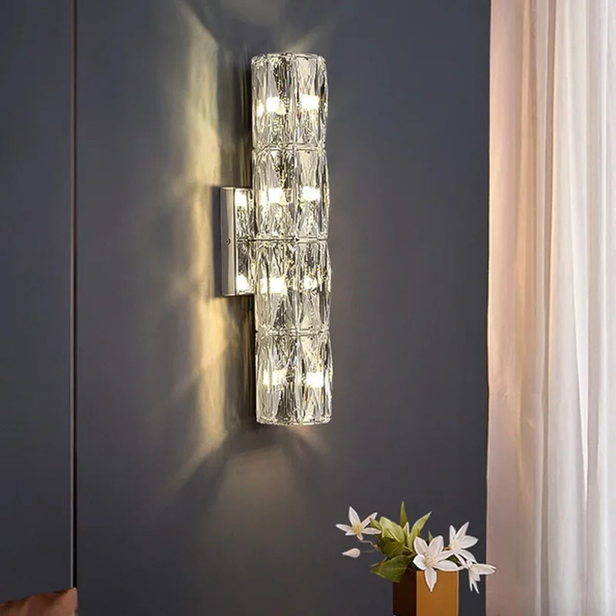 Architectural Minimalist Wall Sconce Structon – Lifestyle View 3
