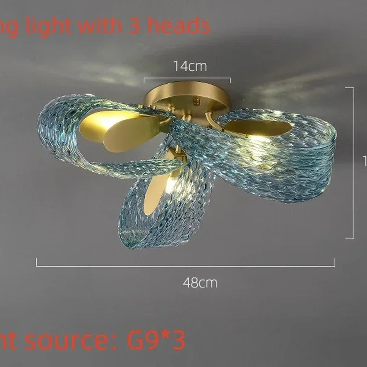Pendant Light Luxara — Ceiling lamp 3 heads