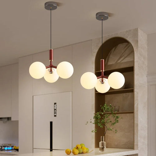 Sculptural Organic Pendant Light Contemira – Lifestyle View 2