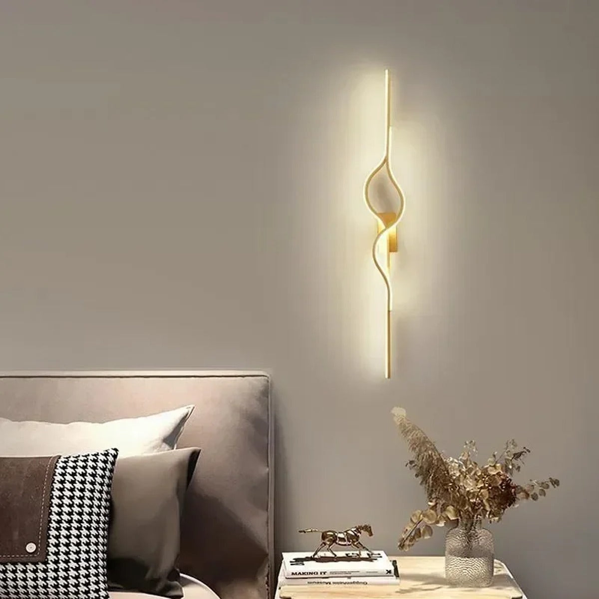 Sculptural Twist LED Wall Sconce — view 5