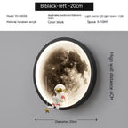 Moon Astronaut LED Circle Wall Sconce – Celrix – Product Detail 8