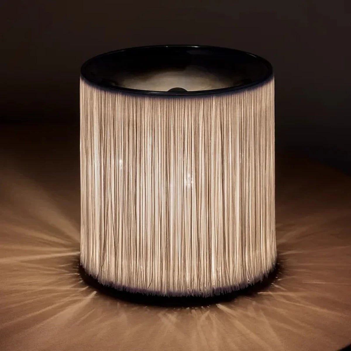 Fringe Tassel Cylinder Floor Lamp Ambrivox – Detail Shot