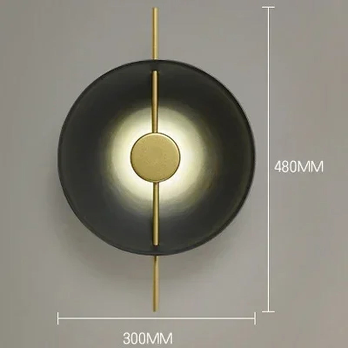Concave Disc Reflector Wall Sconce – Moluxen – Product Detail 7