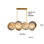Iralux linear chandelier, 100cm