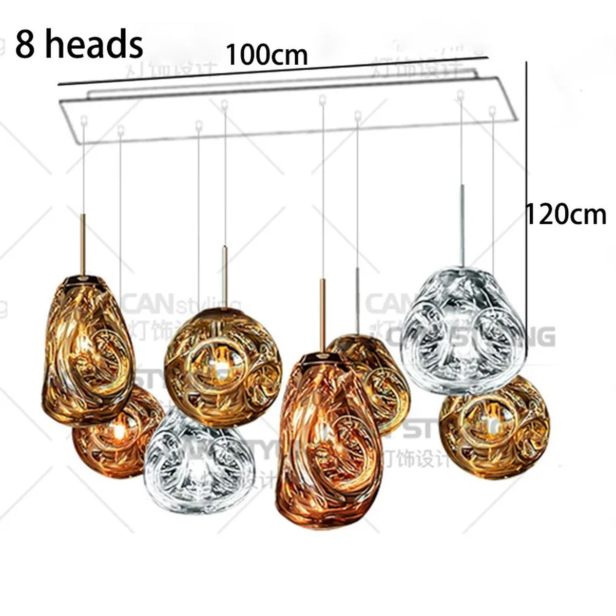Nordic Ceremonial Glass Chandelier Welthorne – Product Detail 9