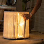 Fringe Tassel Cylinder Floor Lamp Ambrivox – Lifestyle View