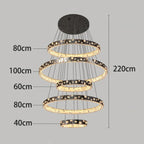 Pendant Light Luxara — 5 Ring Medium