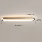 Oval LED Flush Ceiling Light – Velantro – Product Detail 11