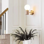 Raw Natural Stone Wall Sconce Ancienthos – Lifestyle View 3