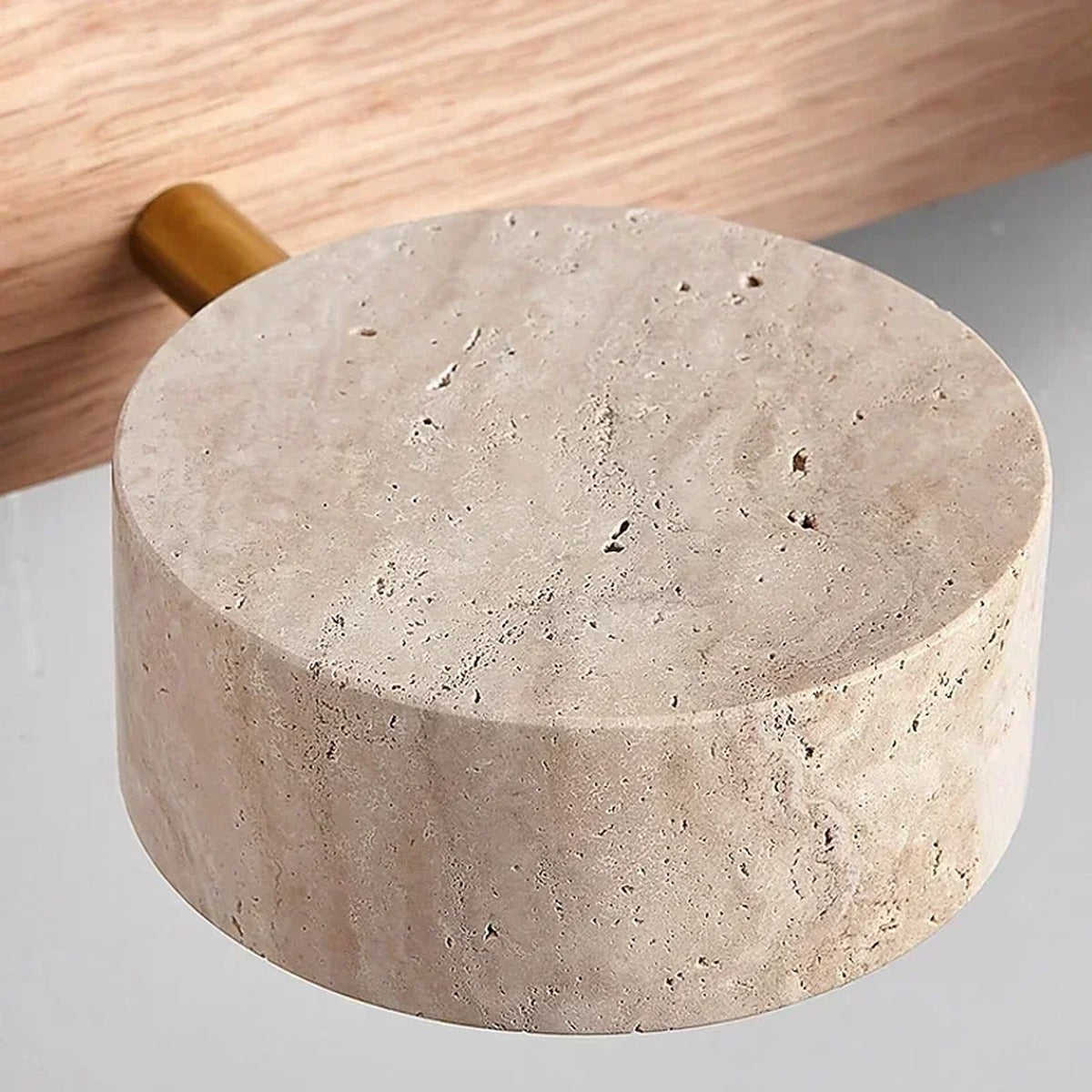 Japanese Marble Round Wall Sconce Shizenka – Product Detail 6