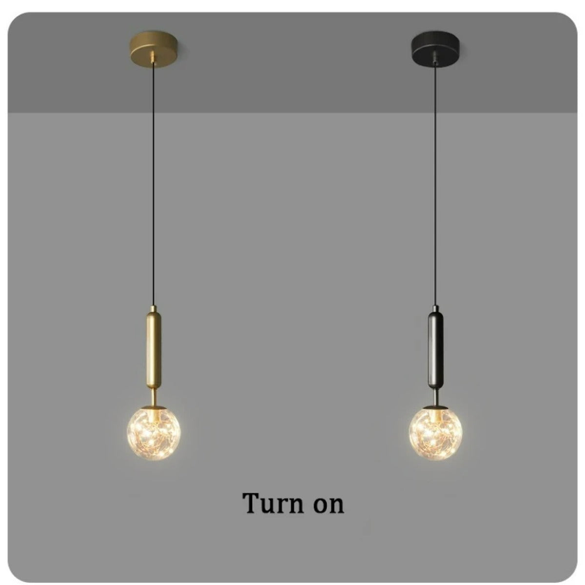 Fairy Light Globe Pendant – Aurevix – Product Detail 6
